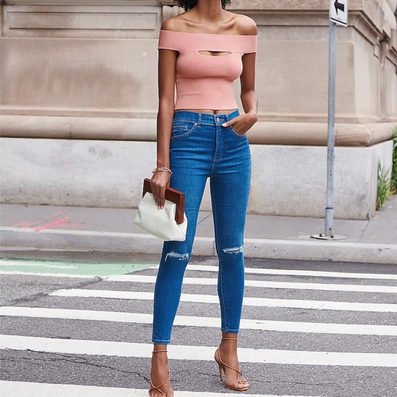 NWT XL Express Cropped Sweater - Picture 2 of 3